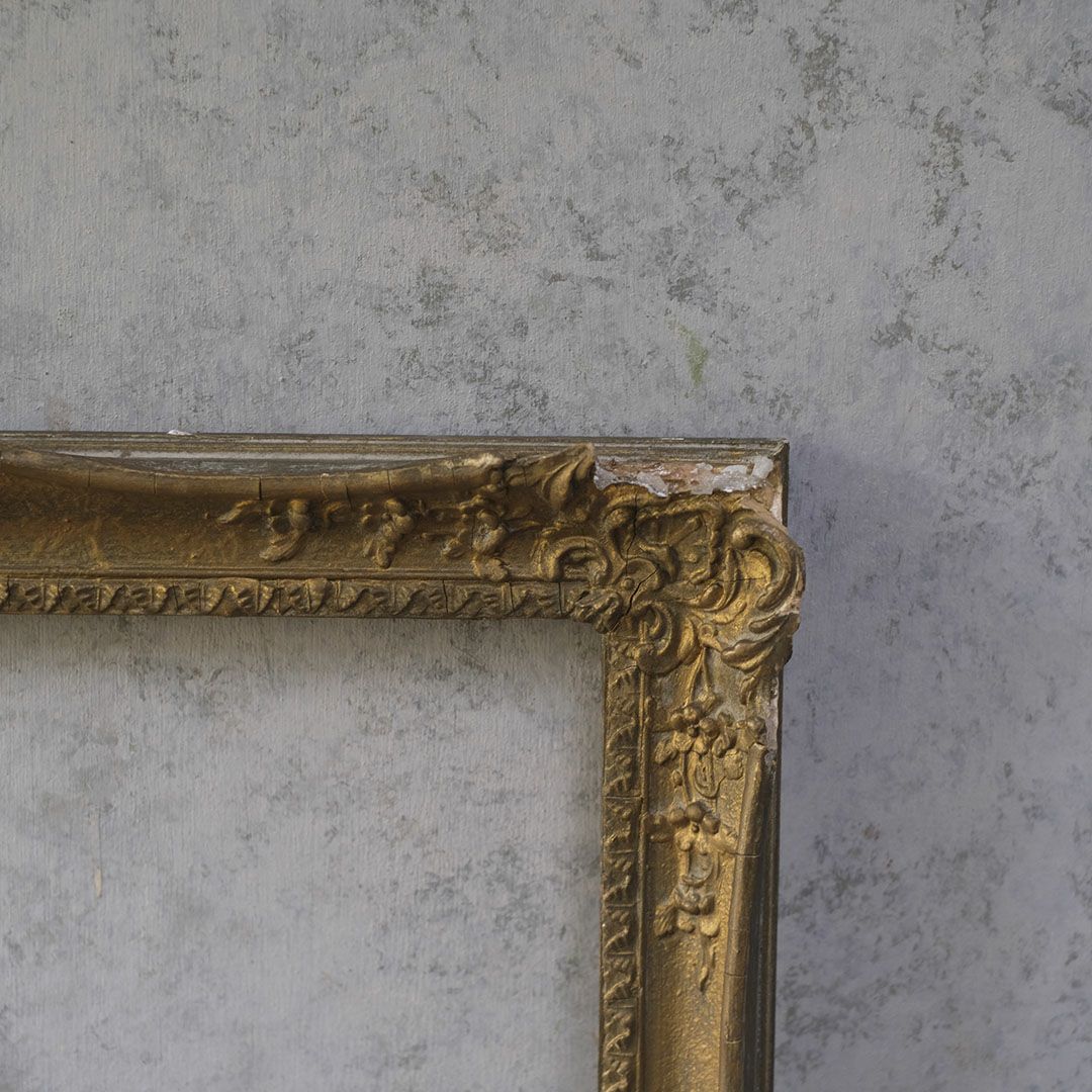 アンティークフレームF フランス 金色の豪華な額縁5