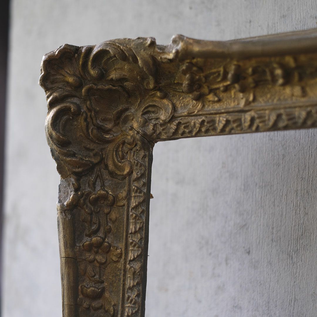 アンティークフレームF フランス 金色の豪華な額縁6