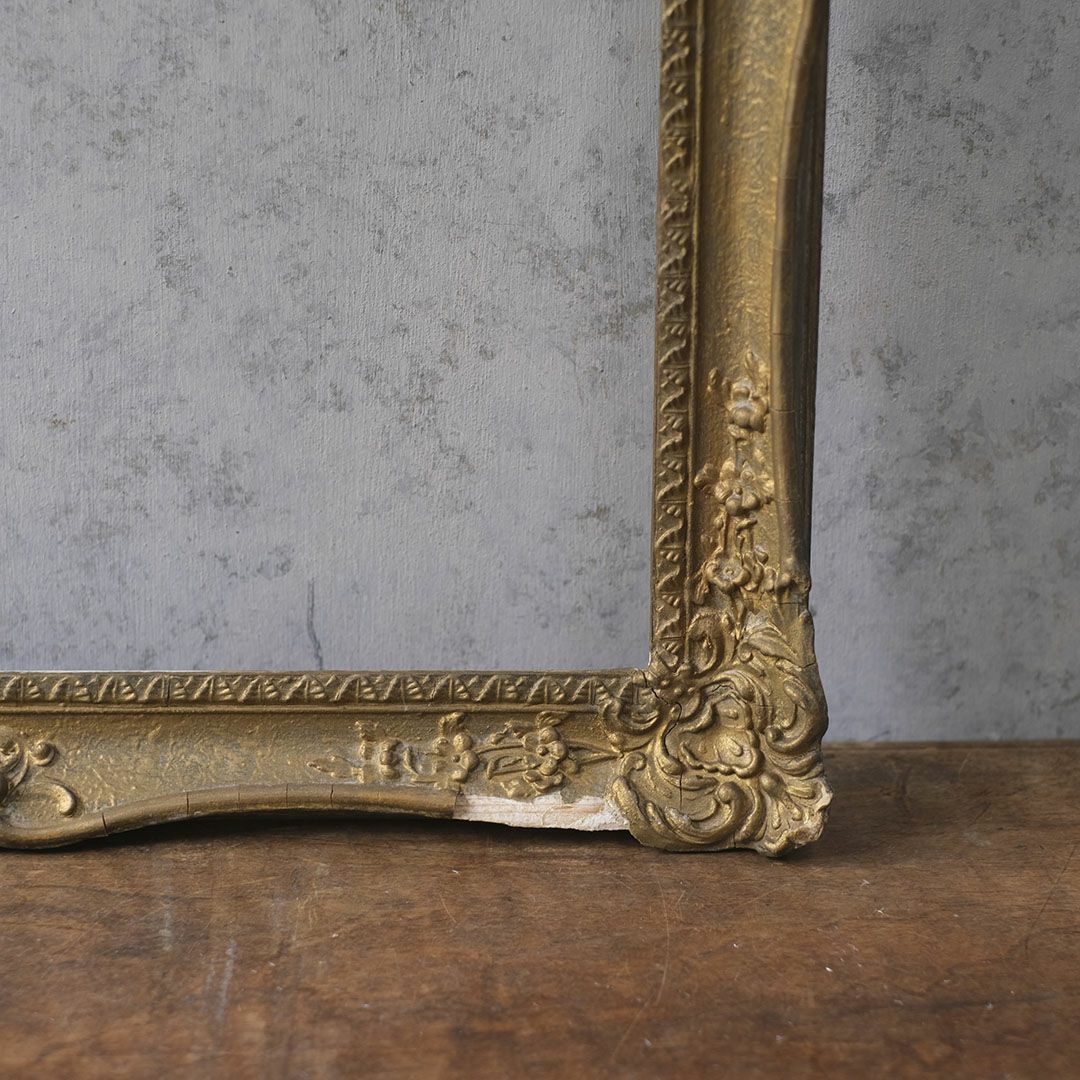 アンティークフレームF フランス 金色の豪華な額縁7
