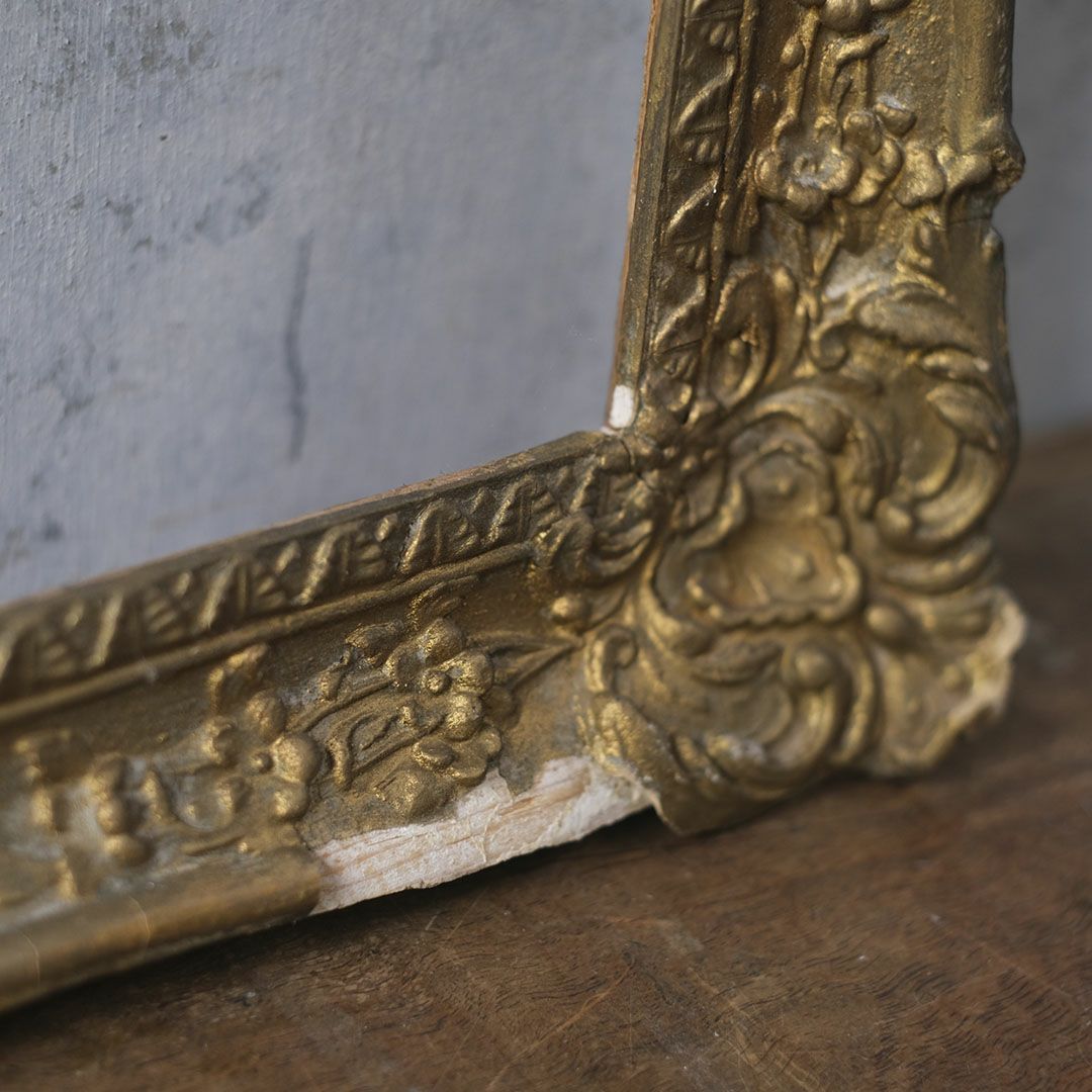 アンティークフレームF フランス 金色の豪華な額縁8