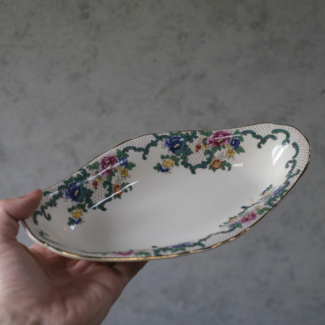 アンティーク皿 ラヴィエ イギリス前菜プレート イギリス シノワズリ アンティーク食器3