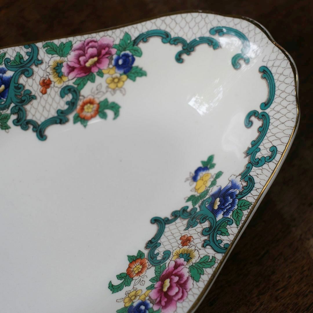 アンティーク皿 ラヴィエ イギリス前菜プレート イギリス シノワズリ アンティーク食器7