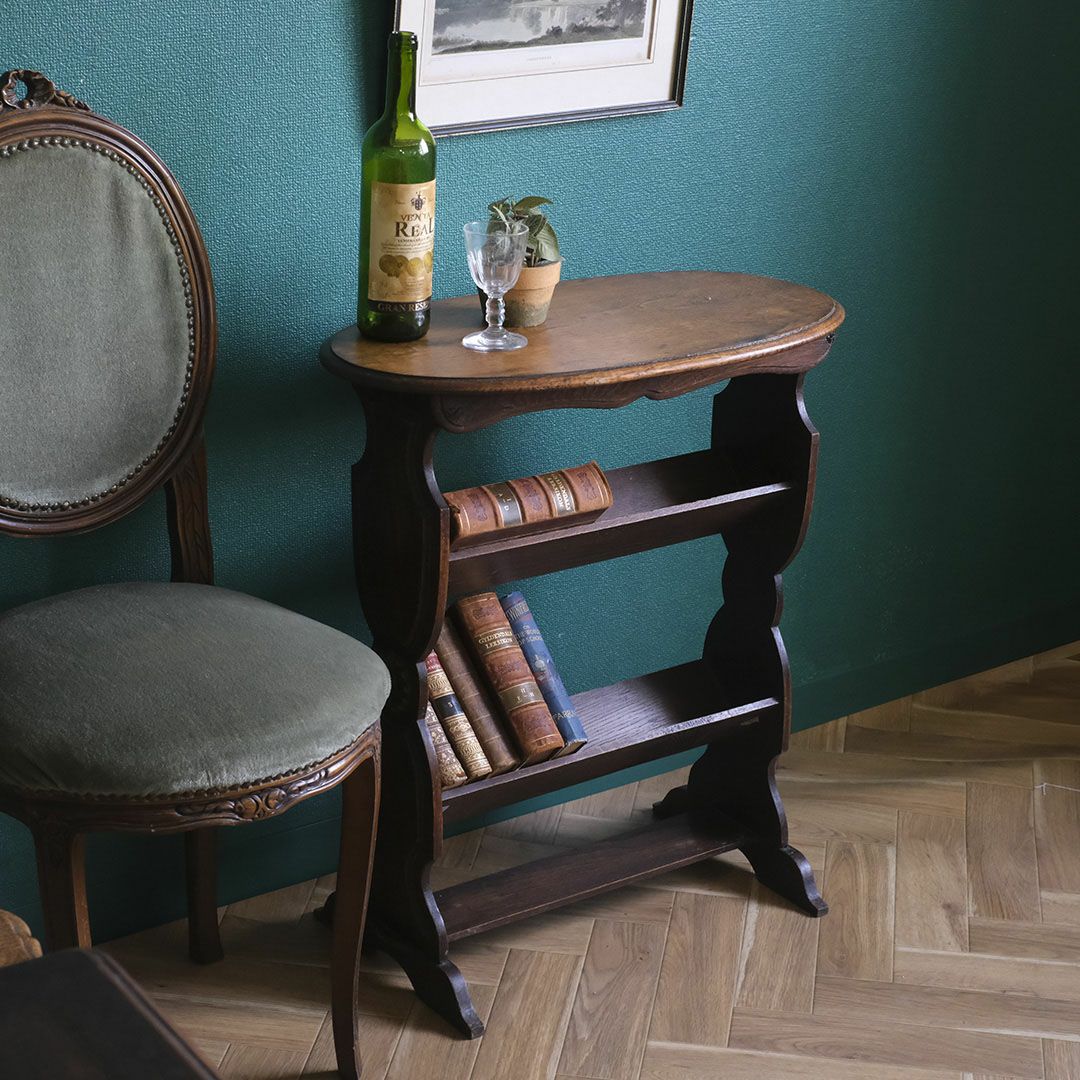 アンティーク マガジンラックテーブル イギリス オーク材 アンティーク家具1