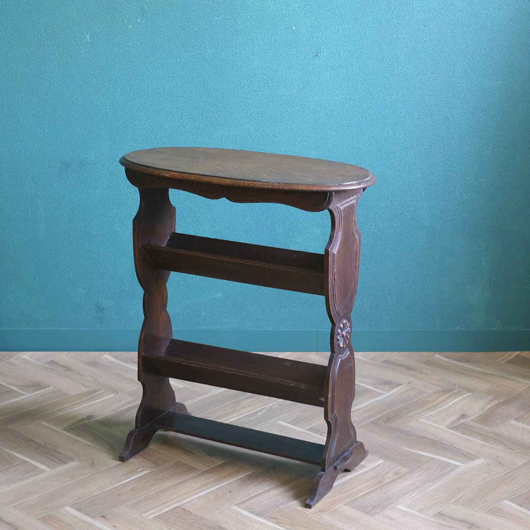 アンティーク マガジンラックテーブル イギリス オーク材 アンティーク家具3