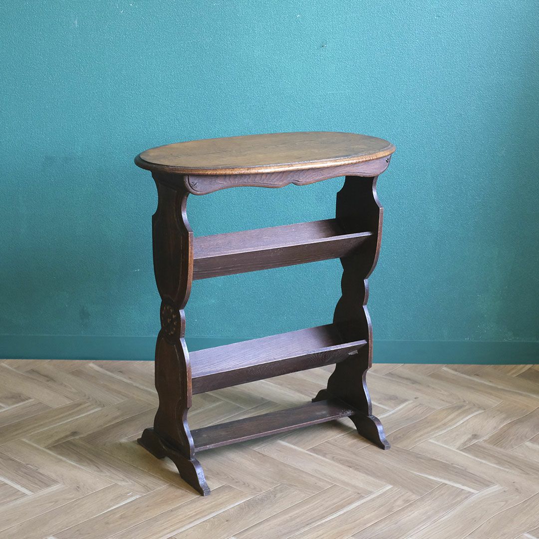 アンティーク マガジンラックテーブル イギリス オーク材 アンティーク家具4