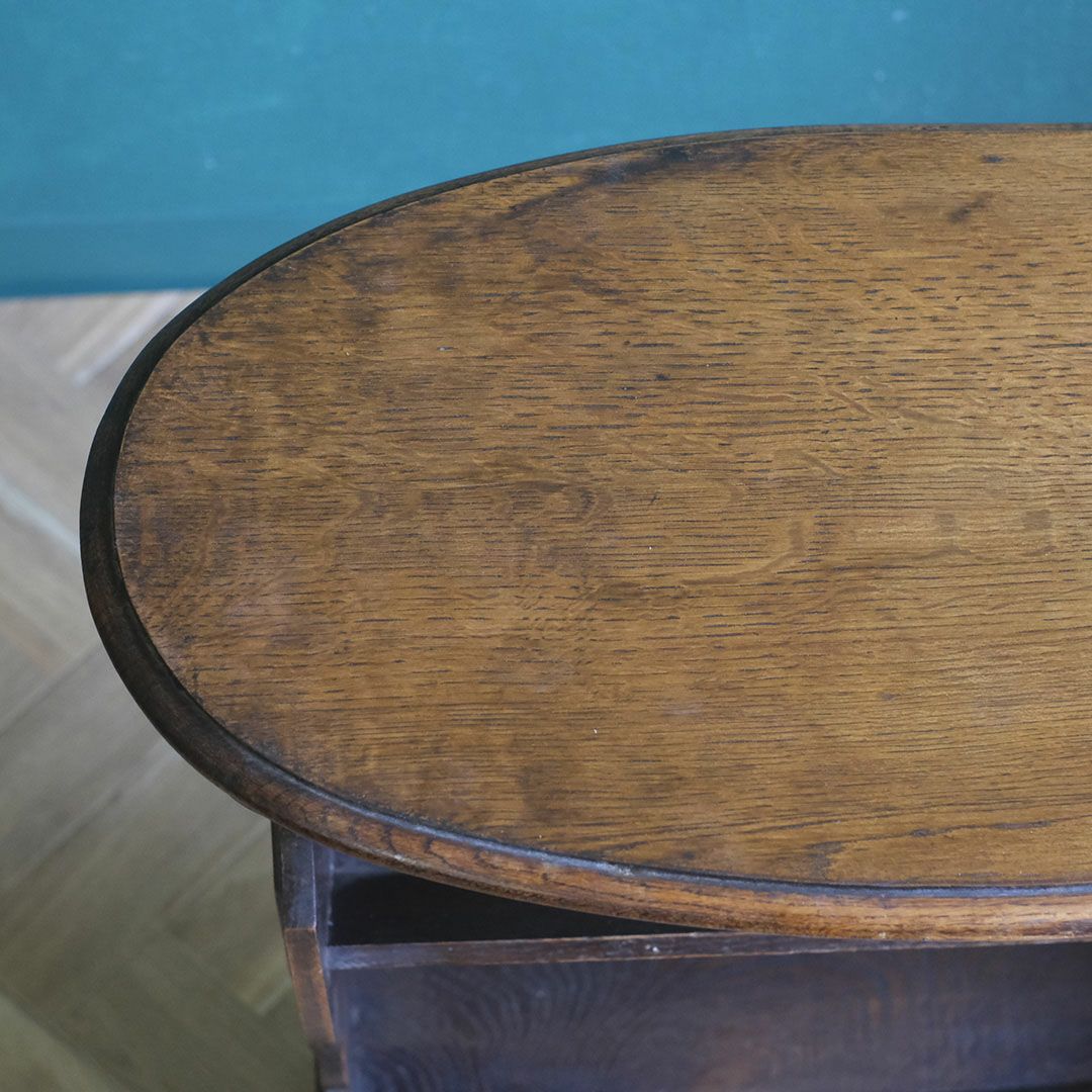 アンティーク マガジンラックテーブル イギリス オーク材 アンティーク家具8