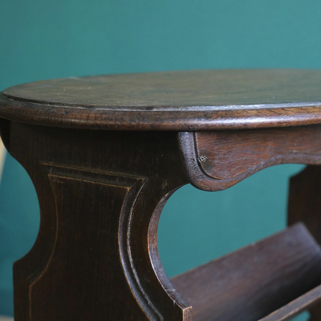 アンティーク マガジンラックテーブル イギリス オーク材 アンティーク家具13