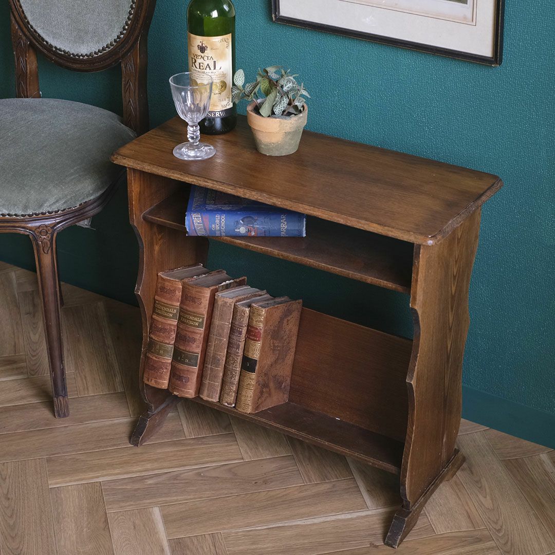アンティーク マガジンラックサイドテーブル イギリス アンティーク家具2