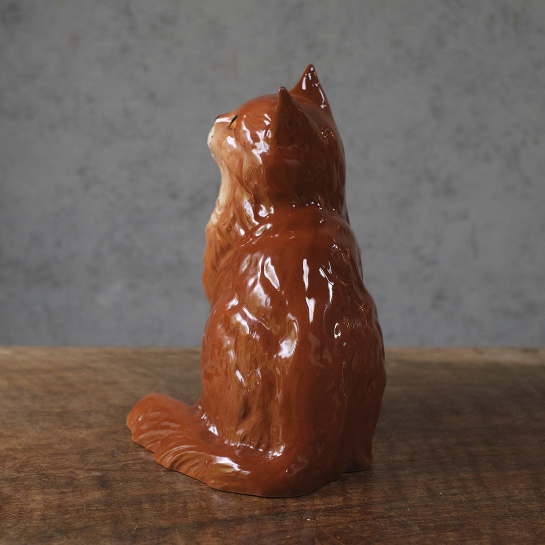ヴィンテージオブジェ 猫の置物 フィギュリン イギリス BESWICK ベスウィック2