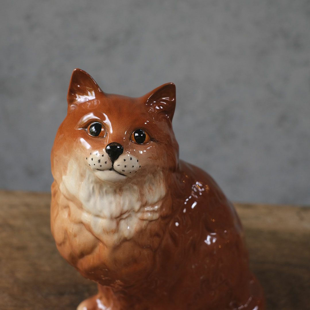 ヴィンテージオブジェ 猫の置物 フィギュリン イギリス BESWICK ベスウィック4