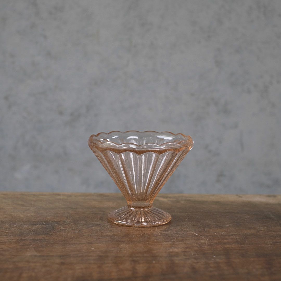 ヴィンテージ アイスクリームカップ アールデコ1