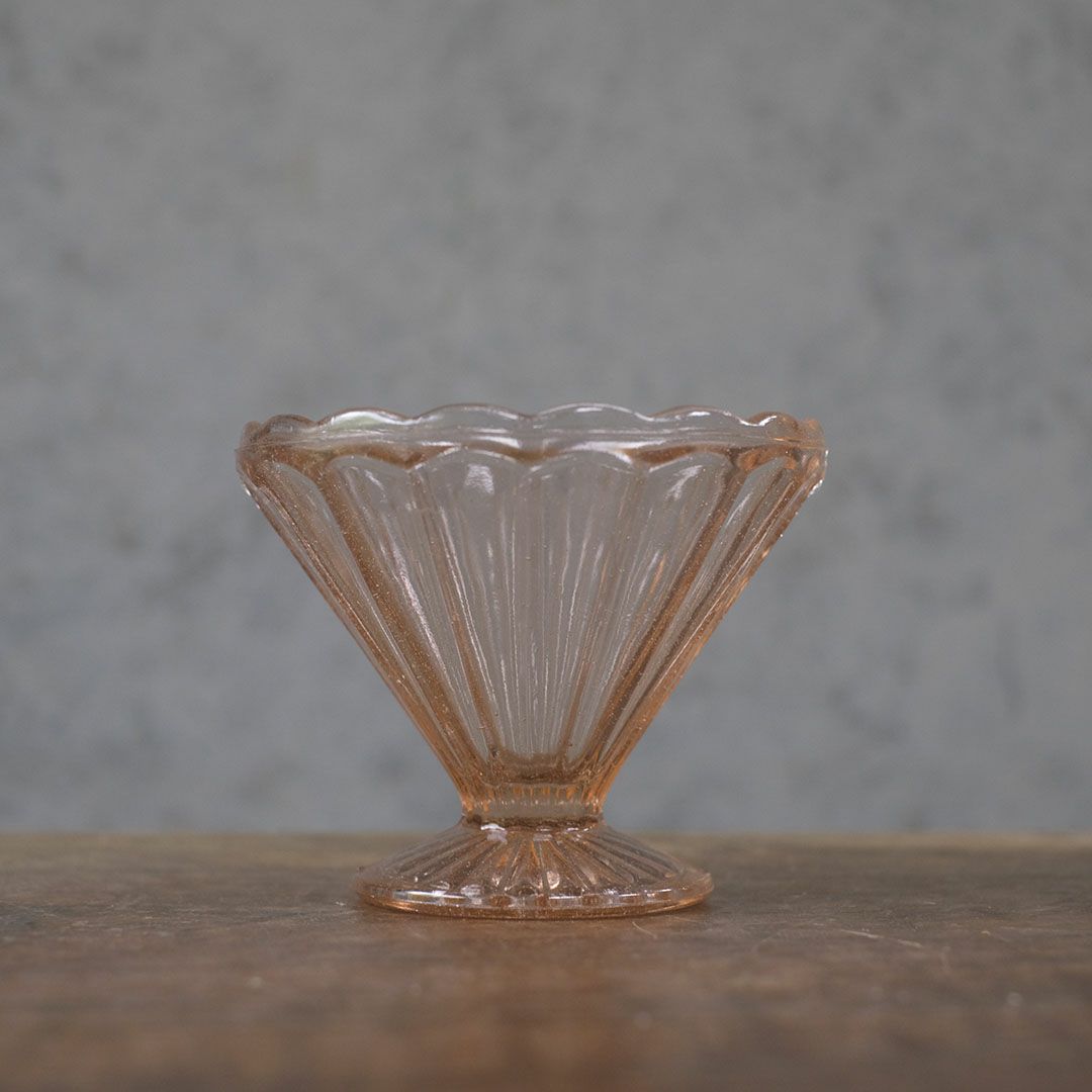 ヴィンテージ アイスクリームカップ アールデコ2