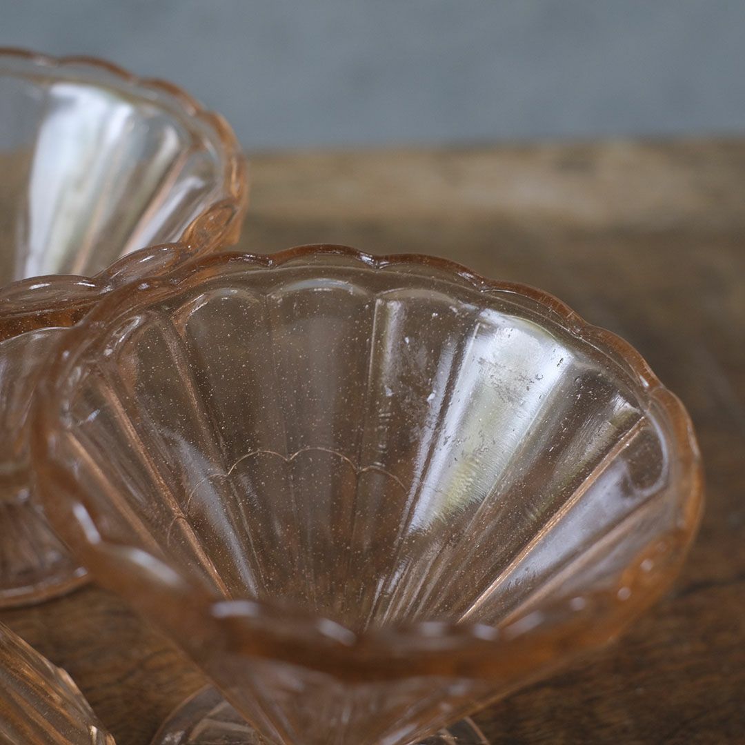 ヴィンテージ アイスクリームカップ アールデコ7