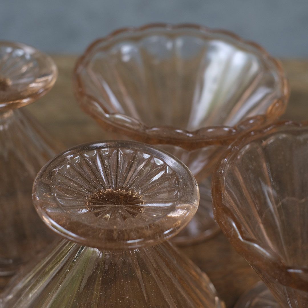 ヴィンテージ アイスクリームカップ アールデコ8