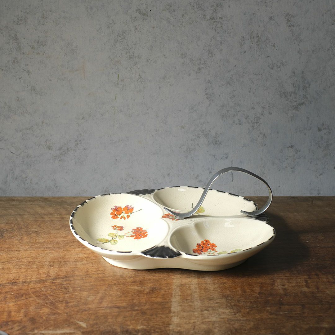 アンティーク仕切りプレート PARROTT&COMPANY BURSLEM