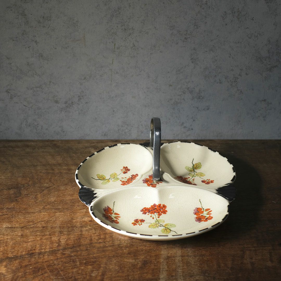 アンティーク仕切りプレート PARROTT&COMPANY BURSLEM1