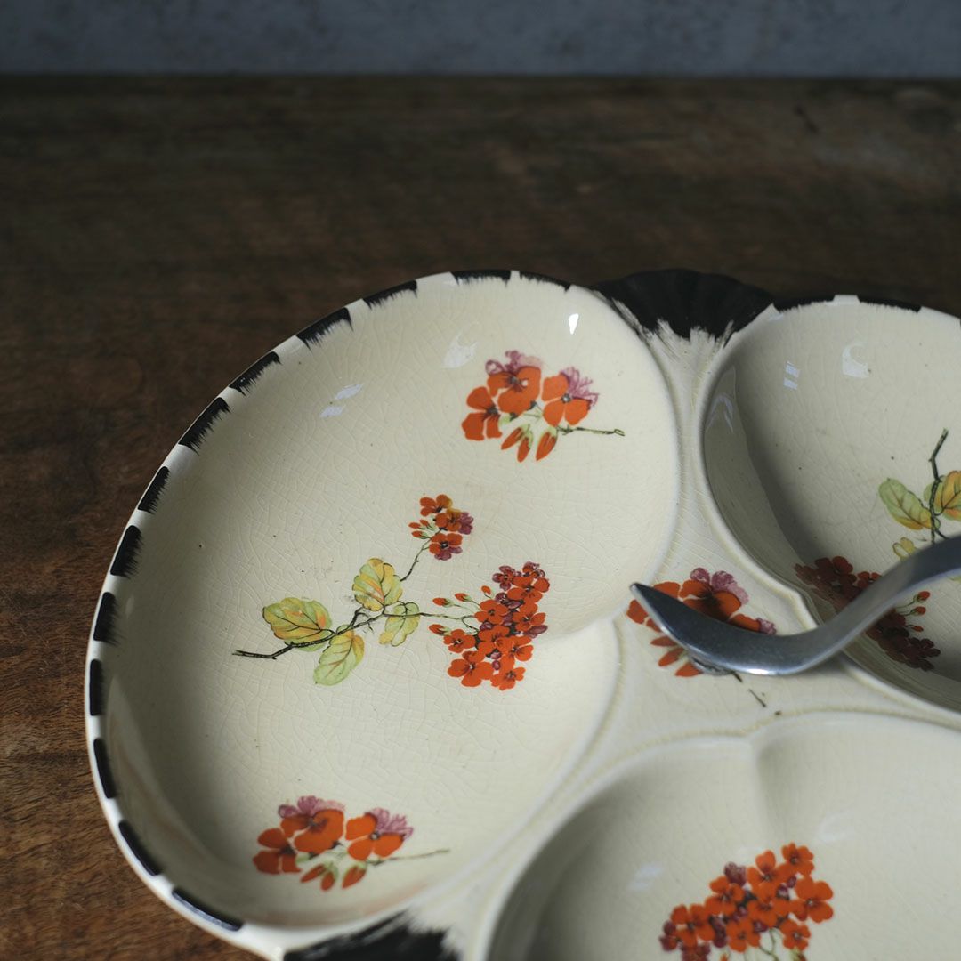 アンティーク仕切りプレート PARROTT&COMPANY BURSLEM5