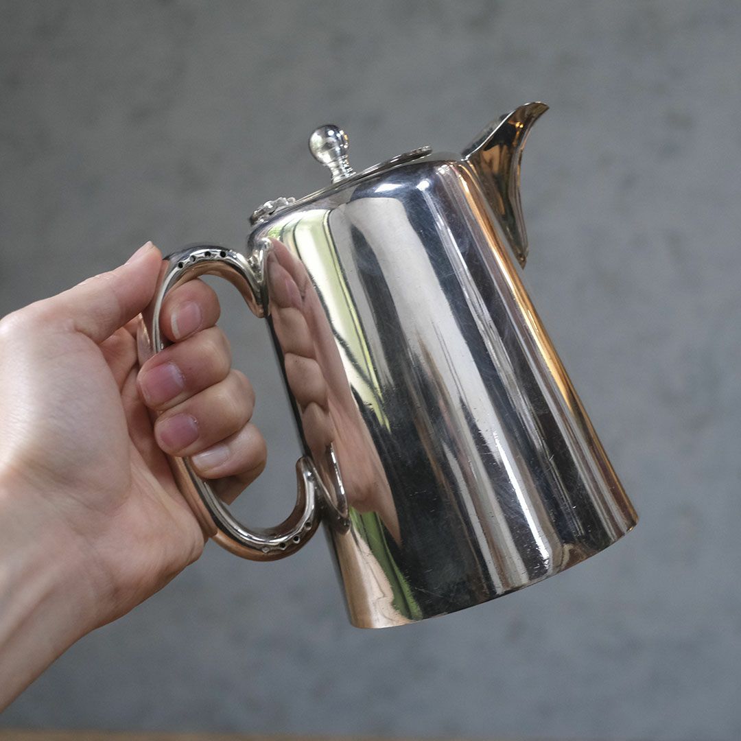 アンティークティーポット シルバープレート イギリス4