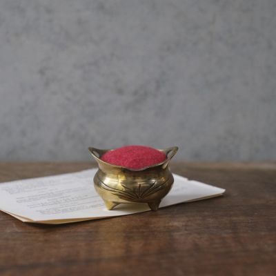 アンティークピンクッション イギリス 針山 手芸道具