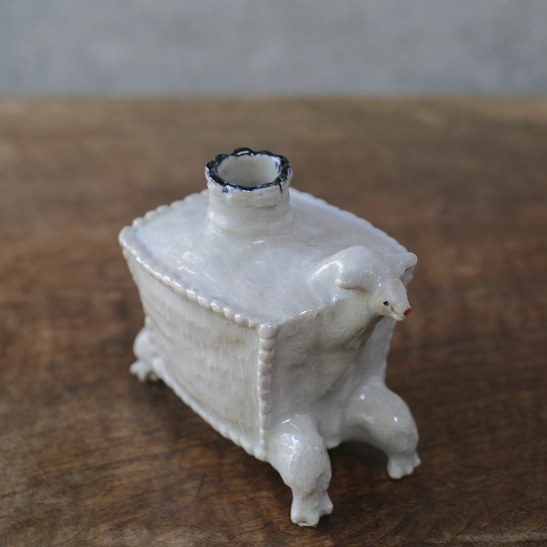 廣田哲哉 動物 一輪挿し 作家物6