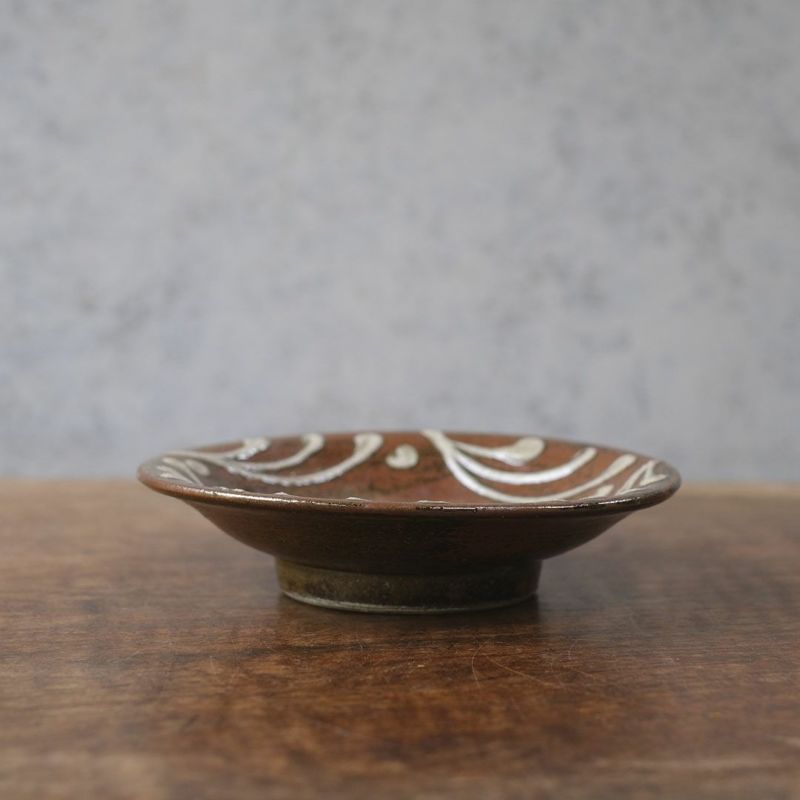 宮城陶器　やちむん やちむん 沖縄 宮城正享 茶イッチン 5寸(15.5cm) 読谷村北窯