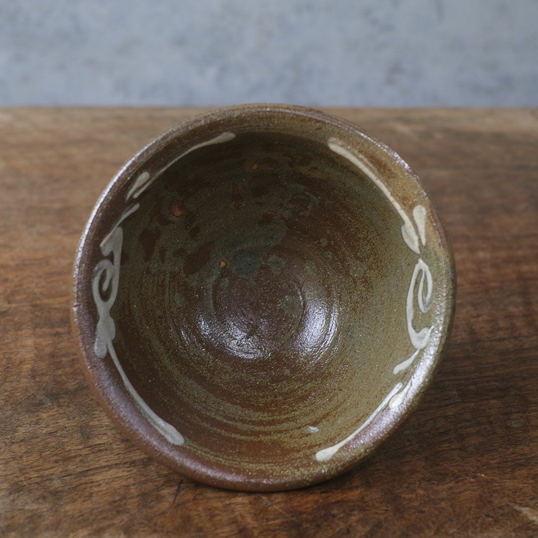 沖縄 宮城正享 4.5寸マカイ 茶碗大 読谷村北窯 登り窯 茶イッチン3
