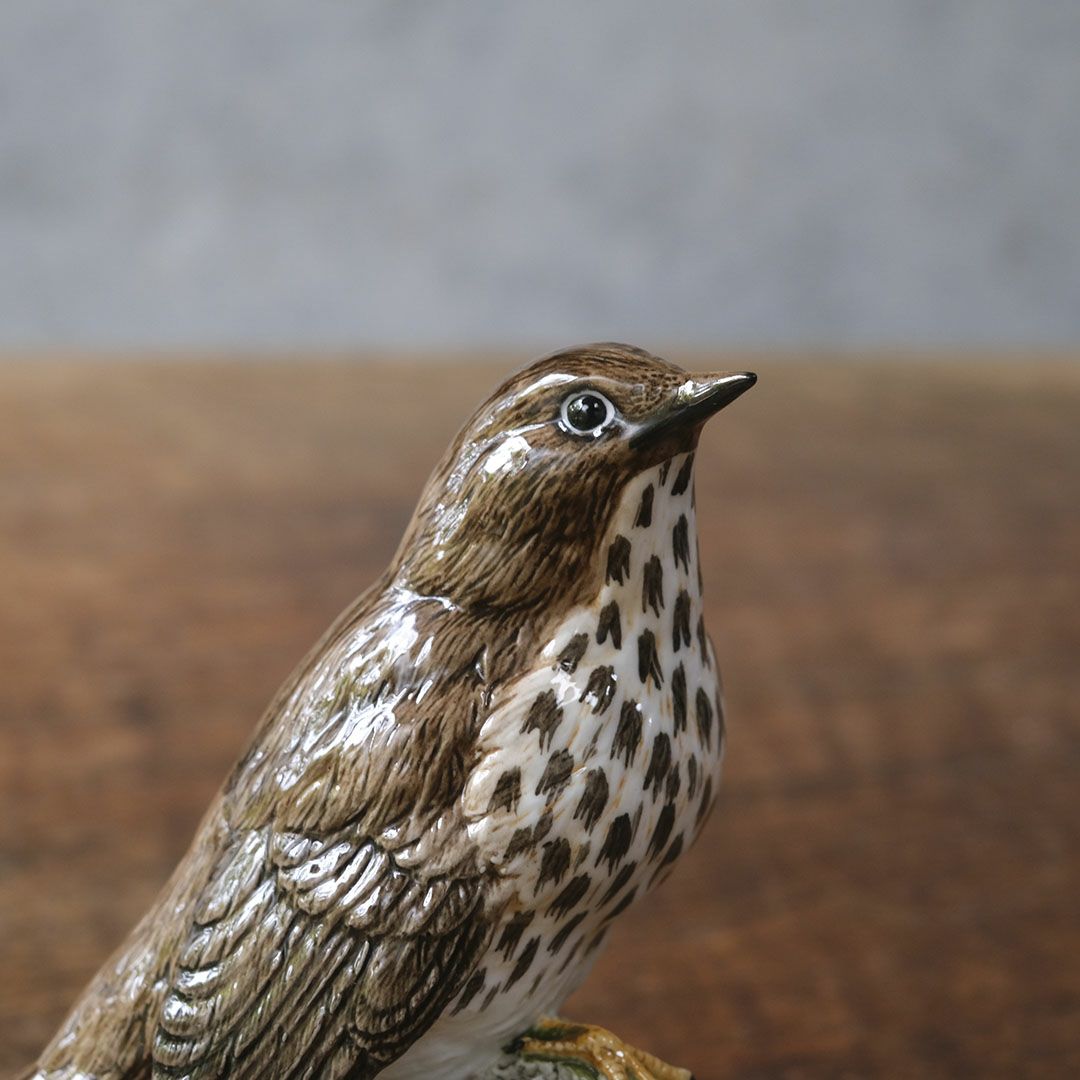 ヴィンテージフィギュリン 鳥 J Mack イギリス 陶器の置物7