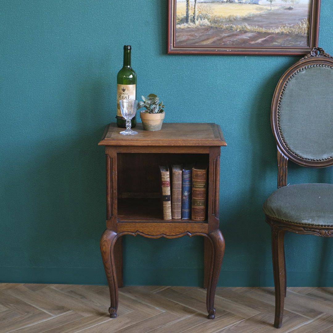 ヴィンテージ ベッドサイドテーブル フランス ナイトテーブル