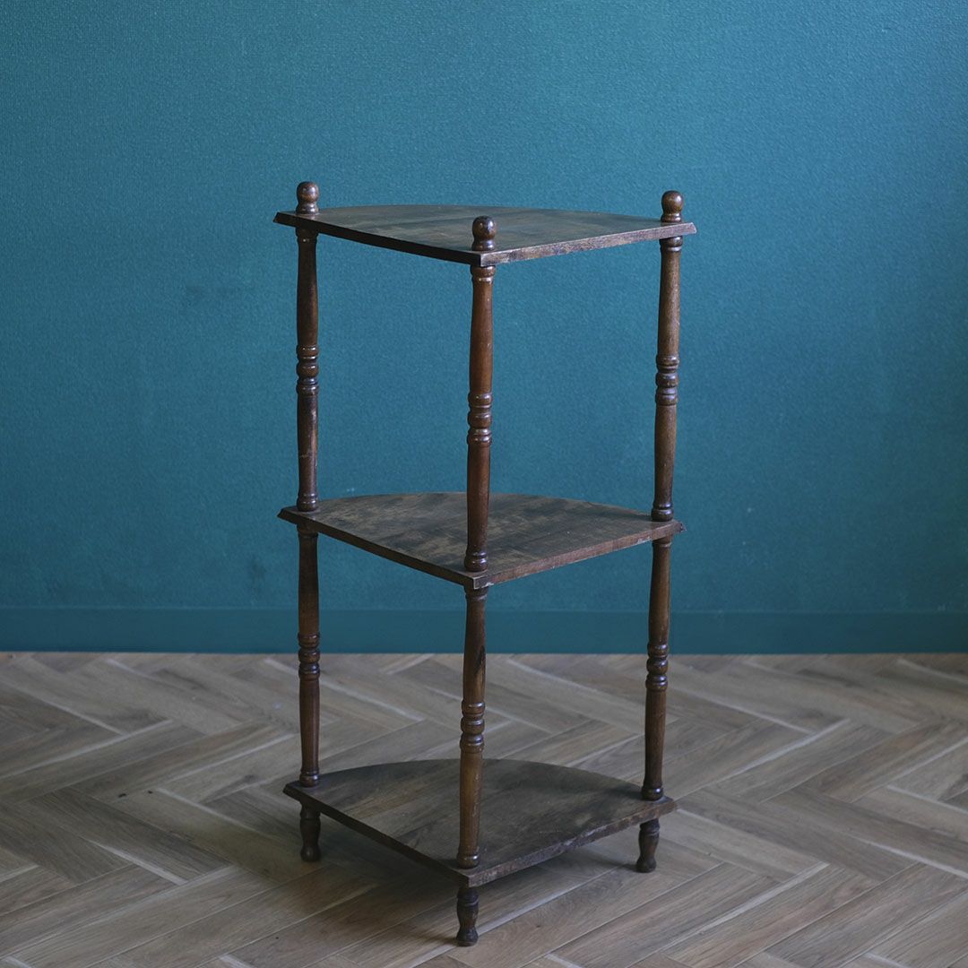 アンティークシェルフ フランス コーナーシェルフ 飾り棚 アンティーク家具6