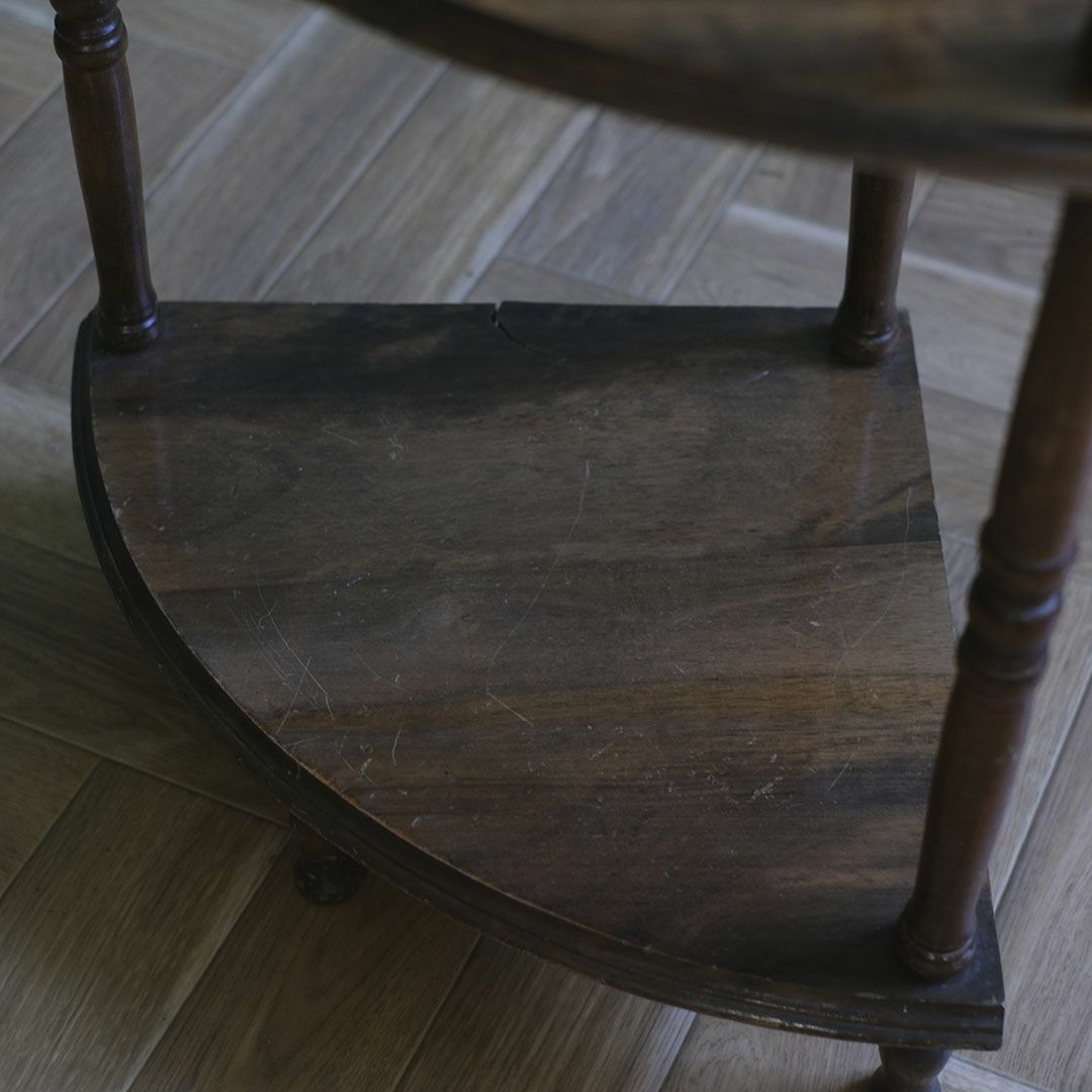 アンティークシェルフ フランス コーナーシェルフ 飾り棚 アンティーク家具9