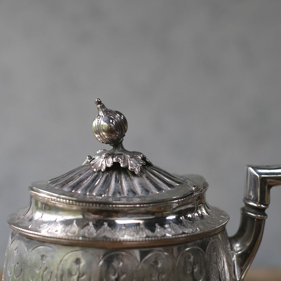 アンティークポット イギリス シルバープレート ティーポット6