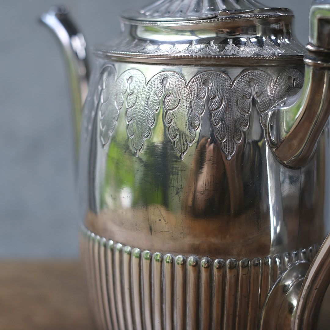 アンティークポット イギリス シルバープレート ティーポット7