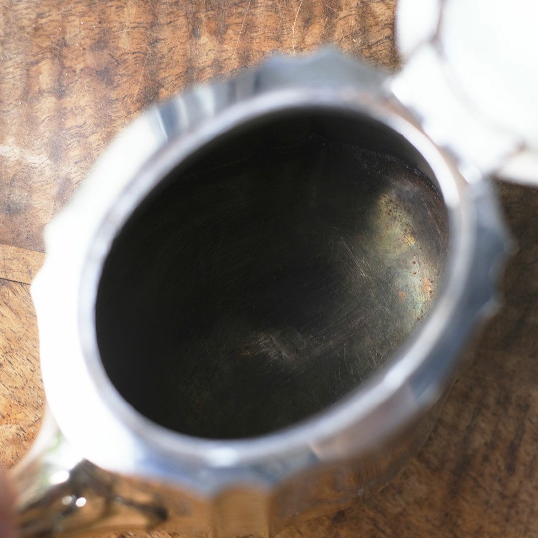 アンティークティーポット イギリス シルバープレート9