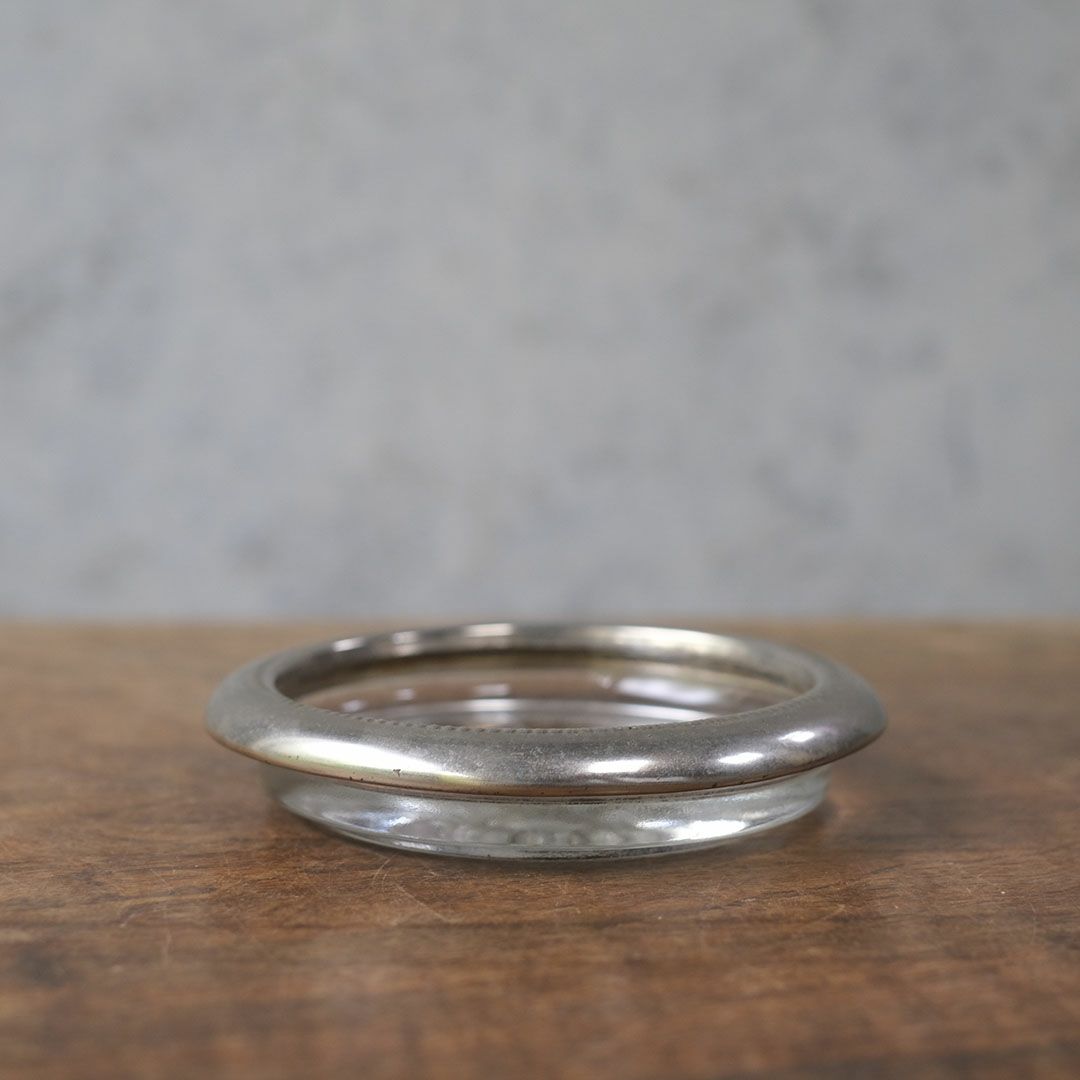 ヴィンテージ ガラスコースター イタリアB4