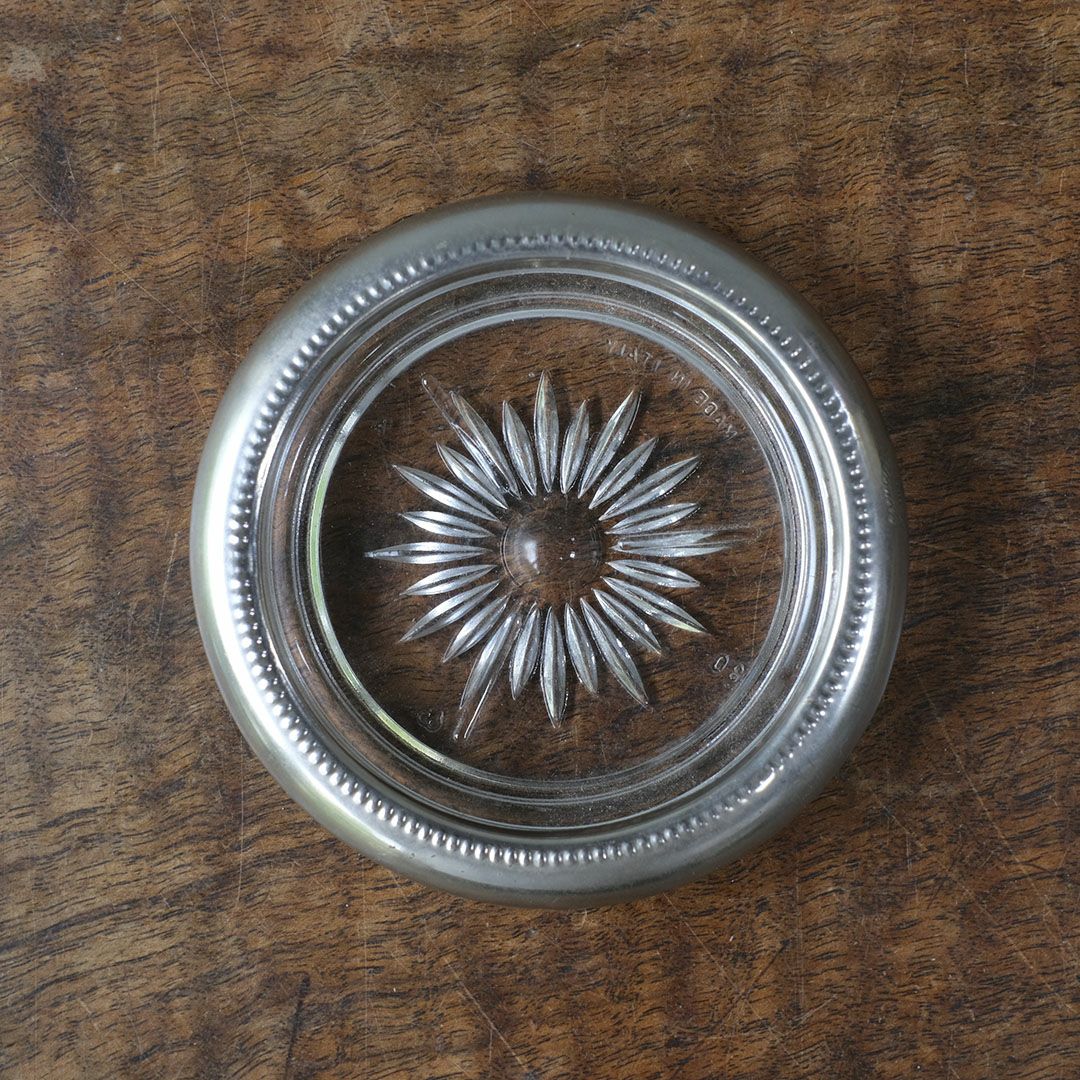 ヴィンテージ ガラスコースター イタリアB5