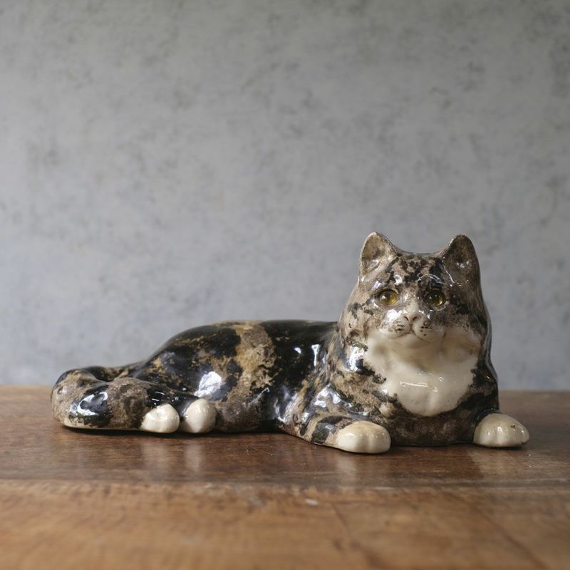 ウィンスタンレイキャット(ケンジントンキャット)サイズ4、ヴィンテージのタビー猫 SOLD OUT】ウィンスタンレイキャット(ケンジントンキャット)茶黒