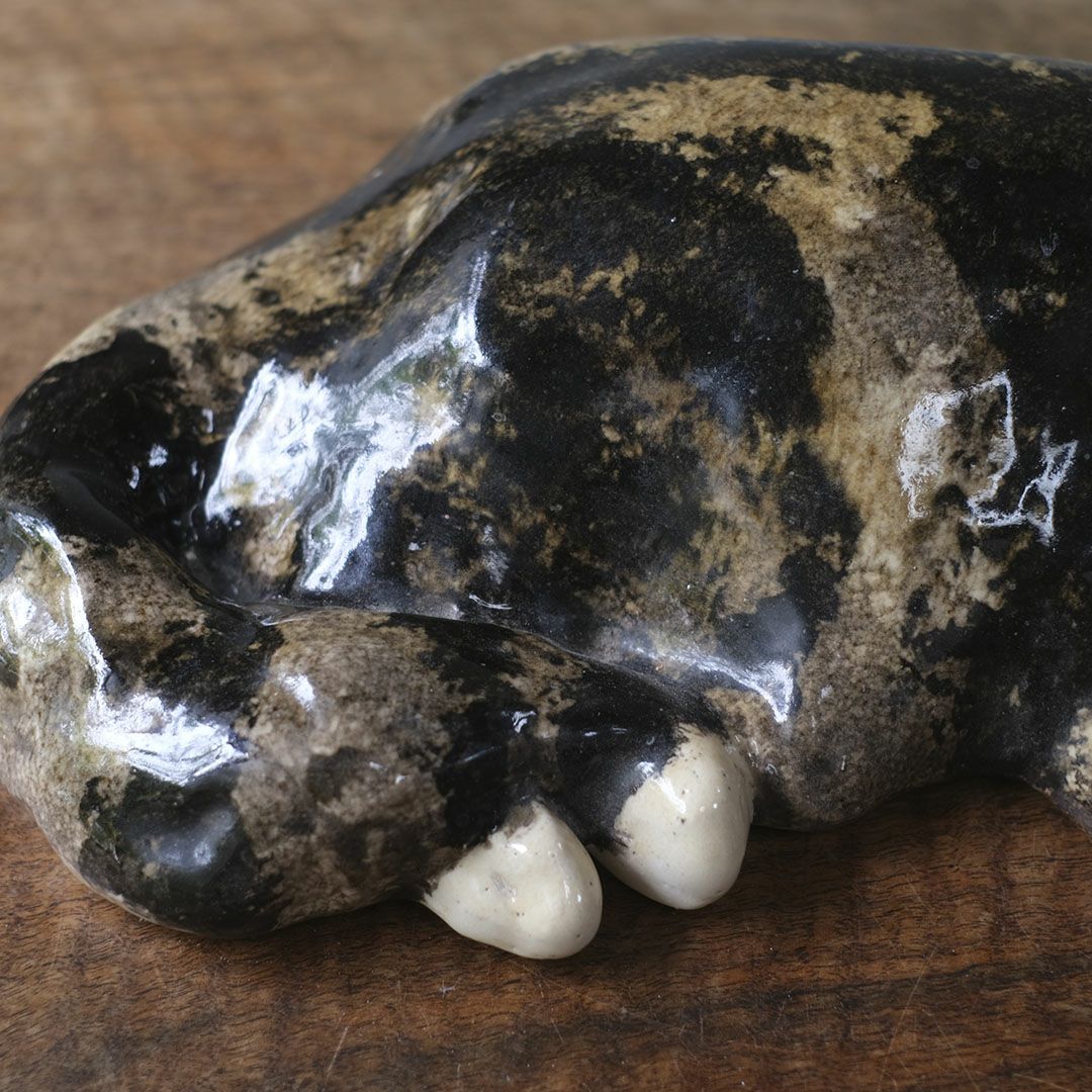 ヴィンテージ ウィンスタンレーキャット/ケンジントンキャット サビ猫 イギリス 陶芸作家Jenny Winstanley 置物6