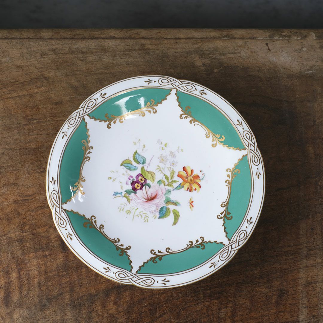 アンティークケーキコンポートプレート イギリス ヴィクトリアン1