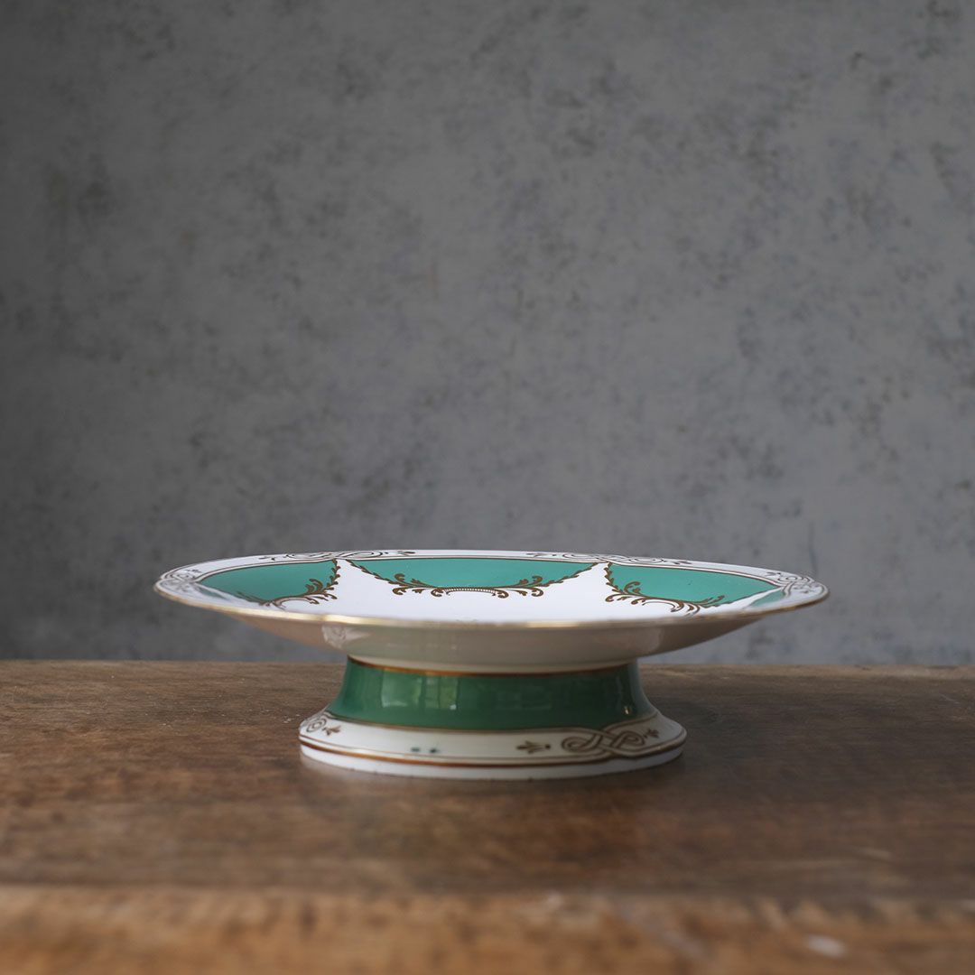 アンティークケーキコンポートプレート イギリス ヴィクトリアン3