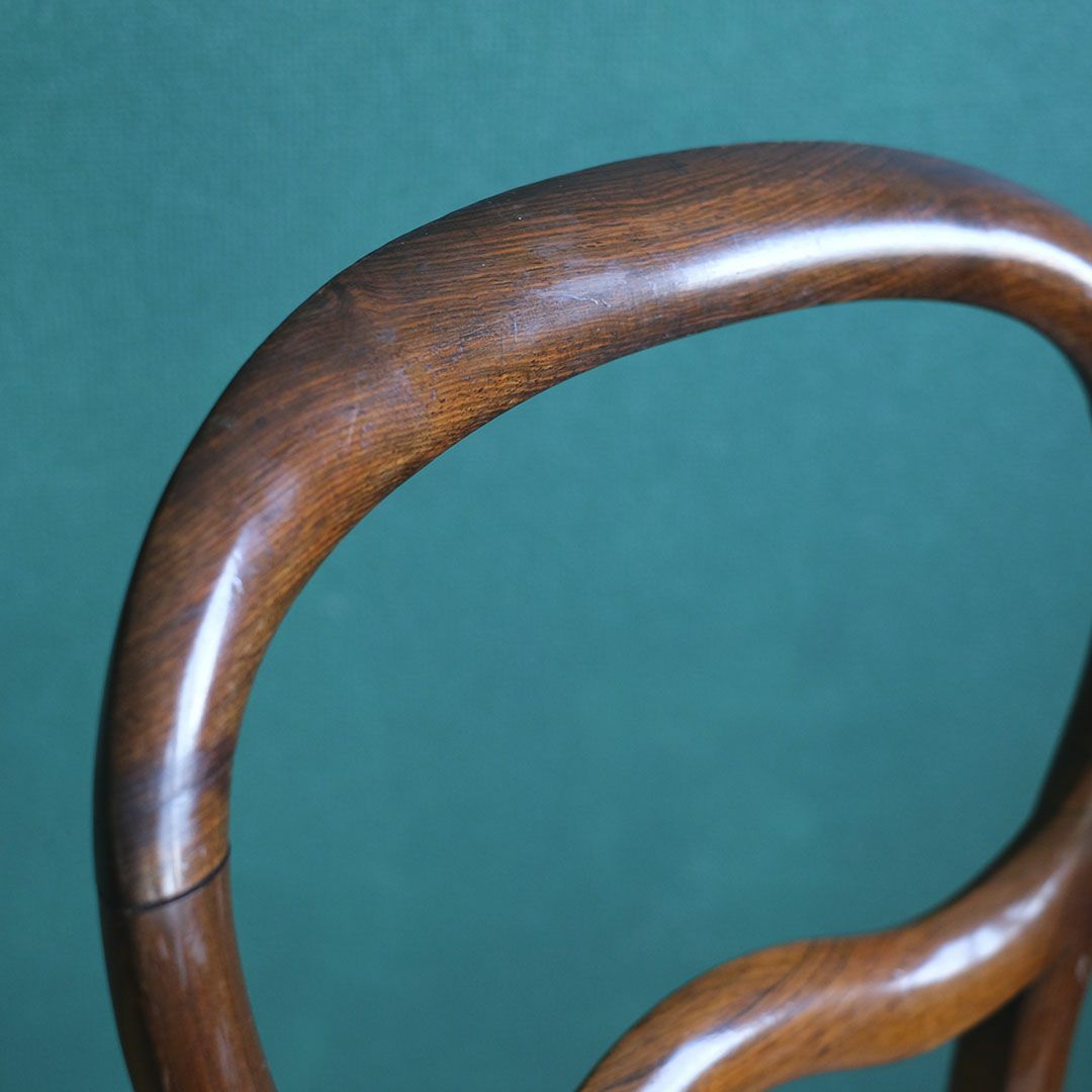  アンティークチェア ストライプ フランス 椅子 アンティーク家具10