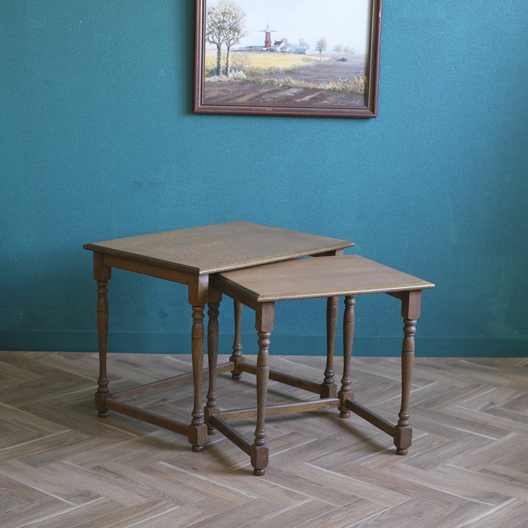 ヴィンテージネストテーブル フランス サイドテーブル