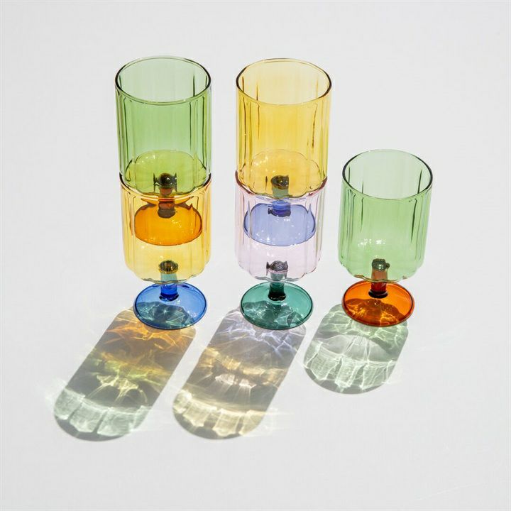 ミュゼットガラスコブレット おしゃれなグラス