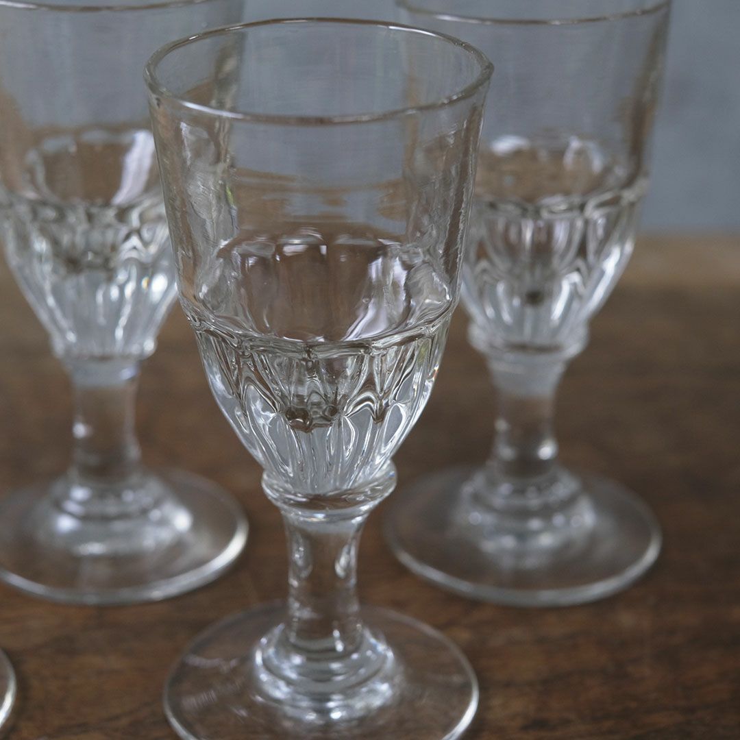 アンティークアペリティフグラス フランス 食前酒グラス4