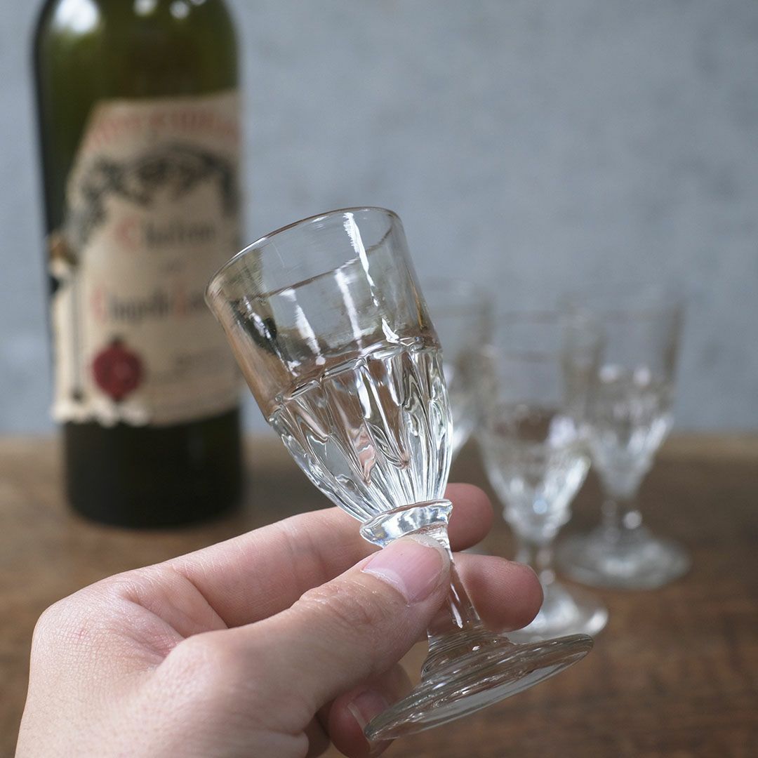 アンティークアペリティフグラス フランス 食前酒グラス5