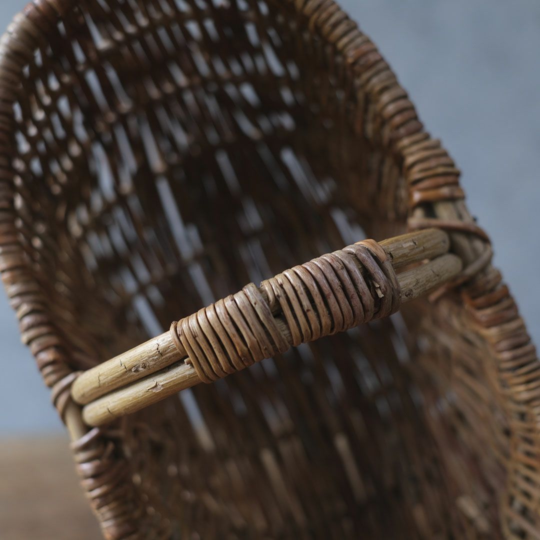 ヴィンテージパニエ バスケット 手編み籠 フランス5