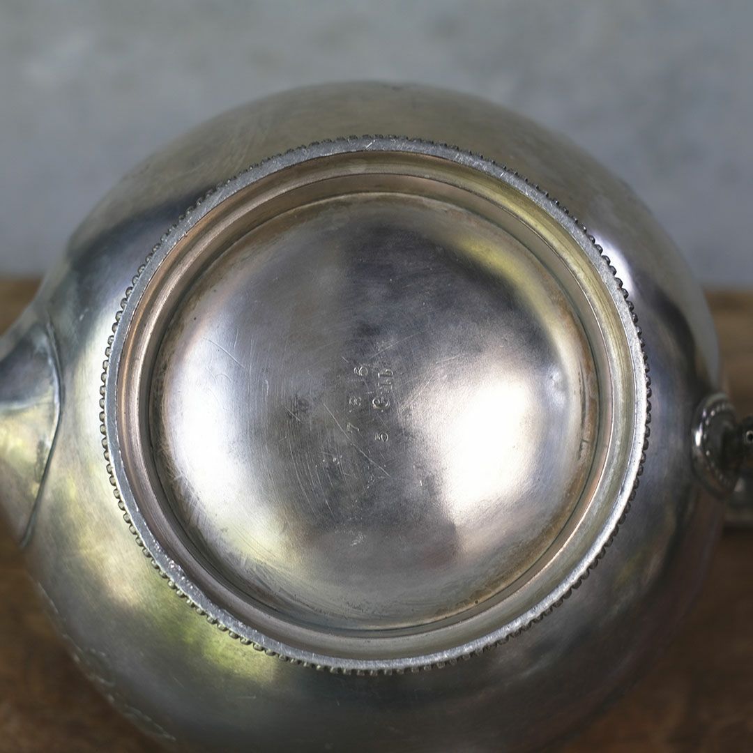 アンティーク シルバープレートティーポット10