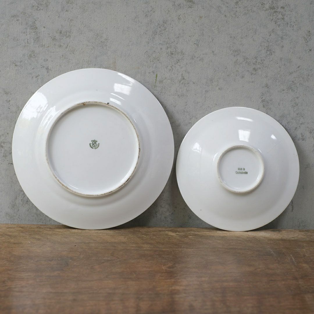 ヴィンテージティーカップ＆ソーサ トリオ 燕 チェコスロバキア11