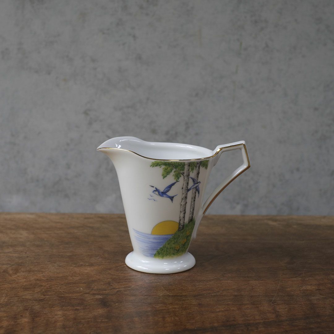 ヴィンテージミルクポット 燕 クリーマー チェコスロバキア2