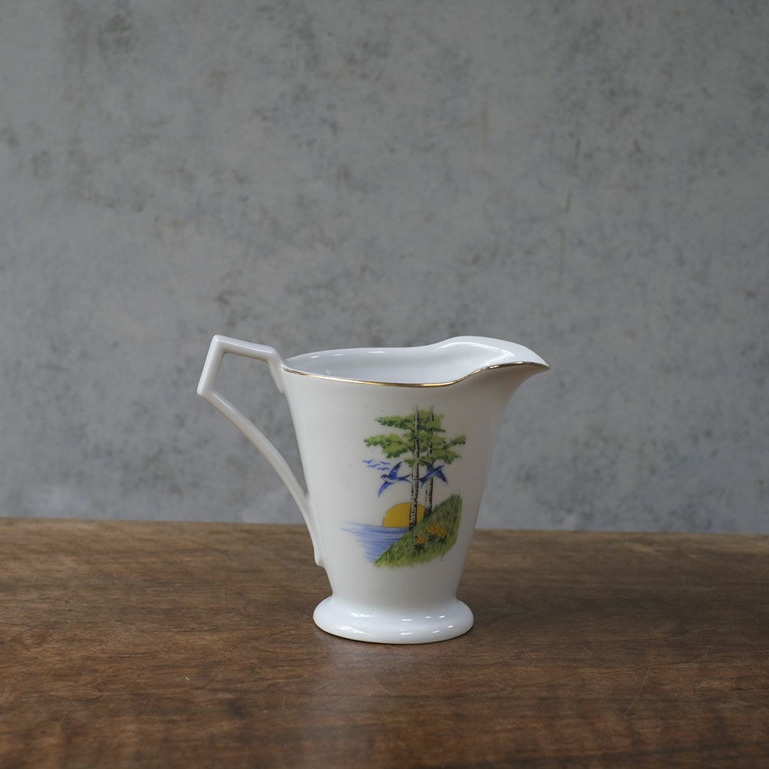 ヴィンテージミルクポット 燕 クリーマー チェコスロバキア3