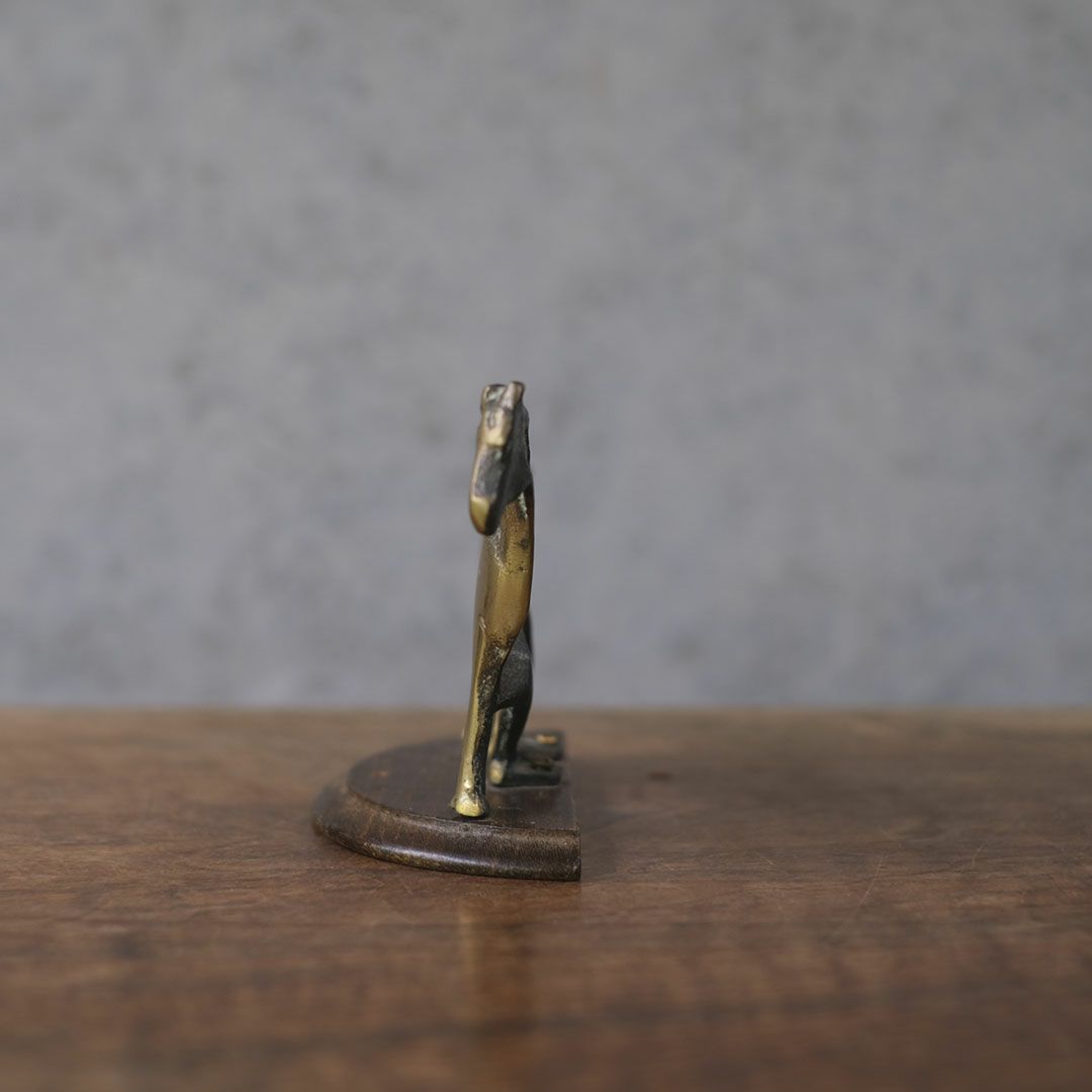 ヴィンテージオブジェ 馬の置物 真鍮 イギリス2